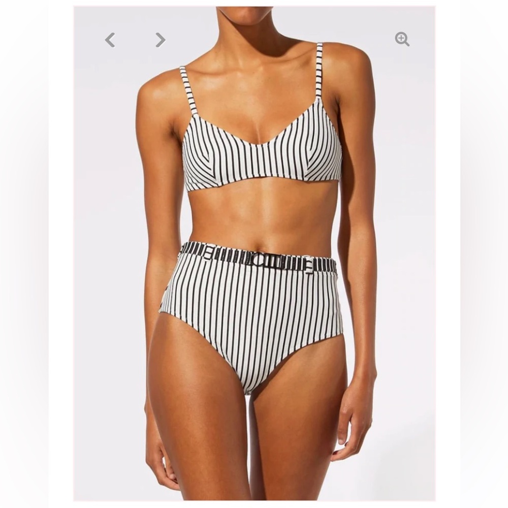 Solid & Striped The Cora Bottom in Strip Combo M